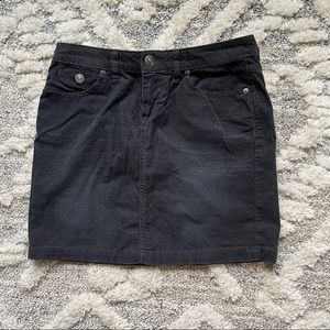 GAP Corduroy Dark Gray Skirt Size 2